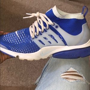 Air Presto Flyknit Ultra Blue White